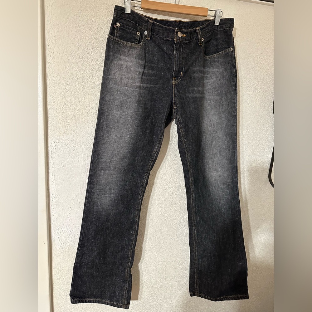 Ralph Lauren Polo Jeans Co Jeans WomenVTG Black 100%Cotton Signature Bootcut 12
